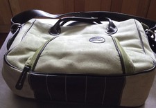 Ladies Pale Green And Brown Laptop / Briefcase From MIMI
