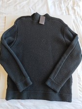 Mulberry Black Jumper 100% Lambs Wool Size Men's XL