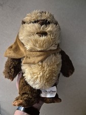 Disney Store Star Wars Ewok Wicket Plush Toy Soft 