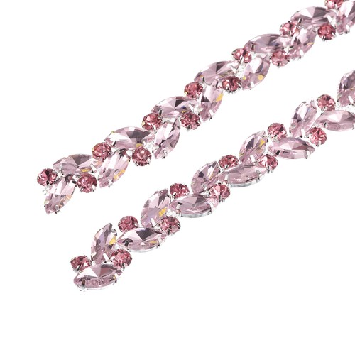 Yards length pink crystal - pink,