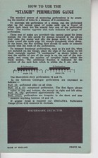 STANLEY GIBBONS THE STANGIB PERFORATION GAUGE  AND WATERMARK DETECTOR 391 STRAND