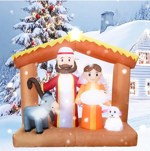 6ft christmas inflatable - christmas,