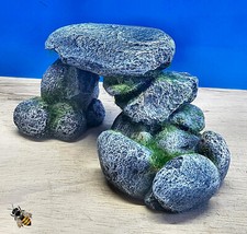Rock Arch Pebble  Stones Aquarium Ornament Large Fish Tank Hide  Cave Decoration
