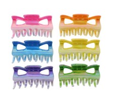 6 Pieces 9cm Hair Clamps/