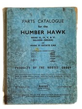 Parts Catalogue for the Humber