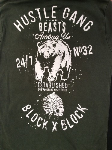 Hustle gang hoodie mens - hustle, xl