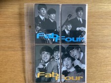Set Of 4 Beatles Fab Four Phone Cards