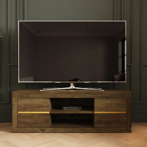 Oak media unit astley - unit,