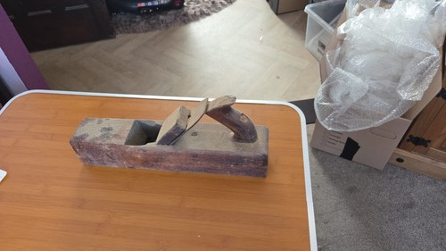 Old wooden hand plane wood - hand,