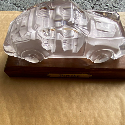 Porsche clear glass car - porsche,