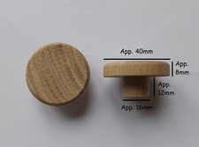 40mm OAK Solid Wood Unfinished