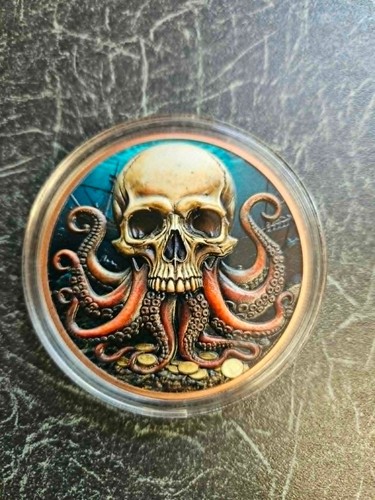 Colorized kraken skull - colorized,