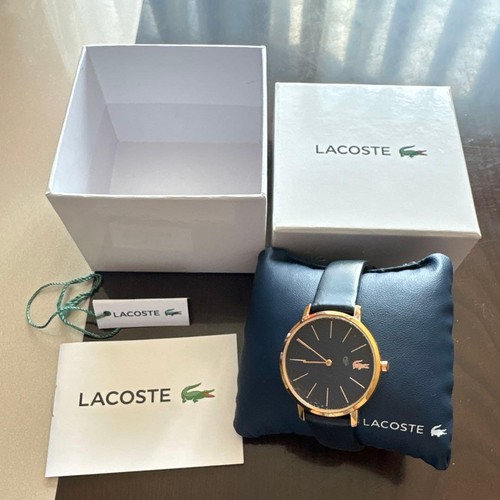 Lacoste watch navy - lacoste,