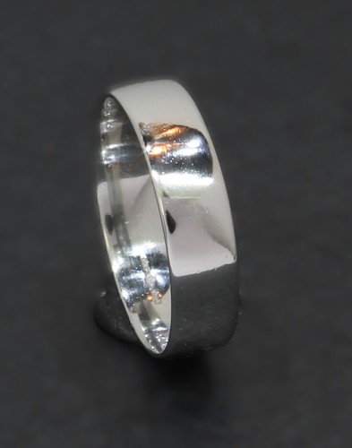 Platinum plain wedding ring - platinum,
