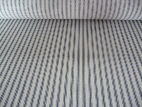 Striped ticking cushion - cushion, ctn