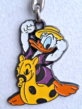 Donald Duck Disney Fully Licensed Vintage 1990s Metal Keyring