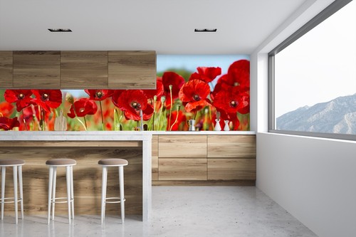 Red poppy flower r16141 - red,