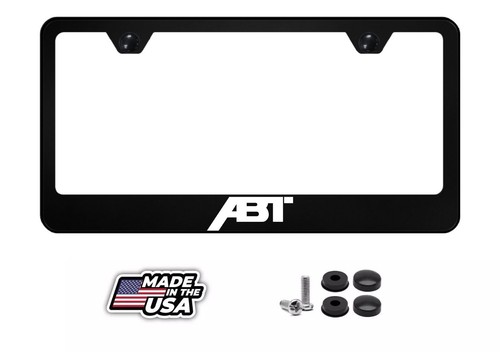 Abt metal license plate frame - plate,