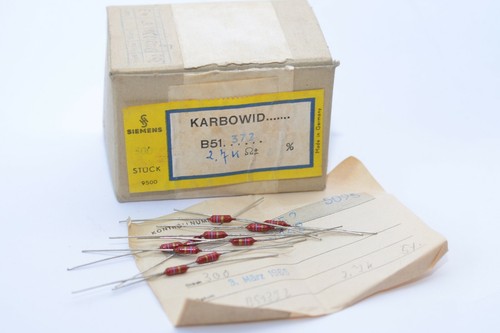 10x 1960s siemens karbowid - 10x, of