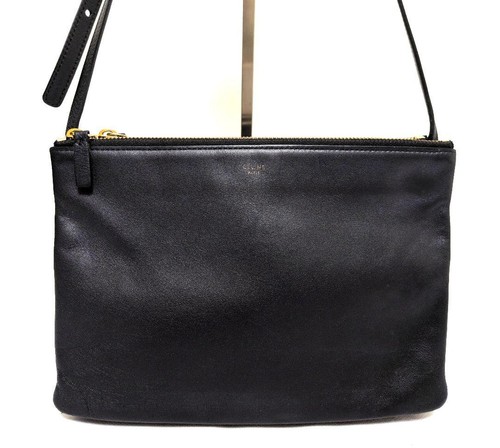 Celine trio leather shoulder - trio,