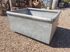 Galvanise Tank Planter water