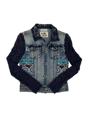 Desigual embroidered denim - desigual,