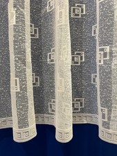 Squares Design Net Curtain
