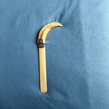 Boar's tusk letter opener, with bone opener