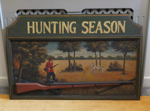 Solid wood vintage hunting - vintage,