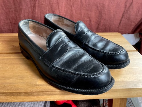 Alden black calf - black, leisure