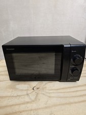 Sharp YC‑GS01U‑B 20L 700W Solo Microwave Oven – 6 Power Levels, Defrost & 30 Min