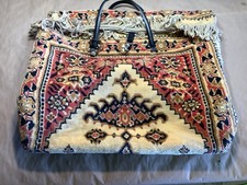 Vintage Large Carpet Bag By