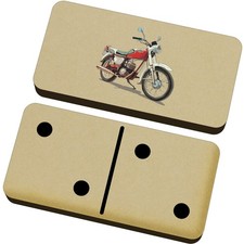'Red and White Motorbike'