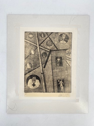 Original etching 70s art - *,