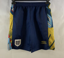 England GK Football Shorts 1994/95 Adults Waist 32 Umbro E374