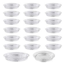 20pcs Plant Saucer Clear