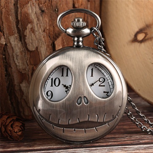Antique skull case - half, hunter