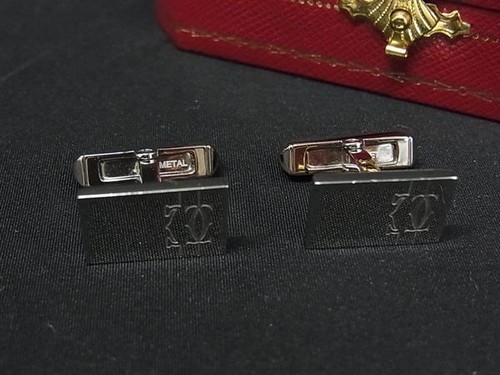 Cartier mastline cufflinks - cartier,