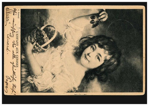 Artist postcard russell - artist, j.