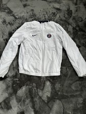 psg tracksuit mens white and blue