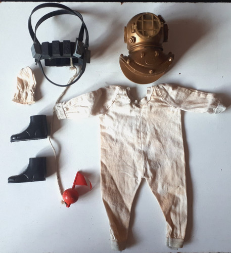 Deep sea diver - sea, vintage