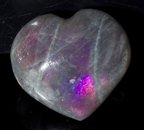 Purple flash labradorite - flash,