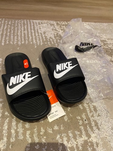 Nike black slider slippers - nike,
