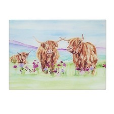 Highland Cow Cutting Board