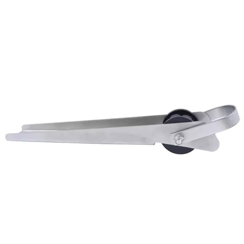 Boat bow anchor roller self - bow,