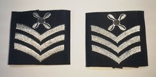 Genuine British RAF Royal Air-Force Chief Technician Rank Slides 1 pair NEW