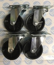 4x LARGE 3"/75mm ALL SWIVEL