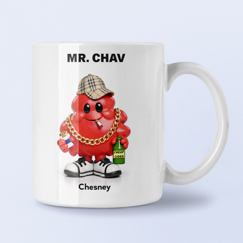 Funny chav mug cheeky - chav,