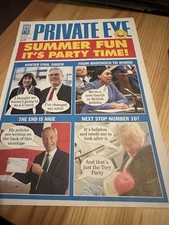PRIVATE EYE  MAGAZINE NO 1650 - 30th May - 12th June
