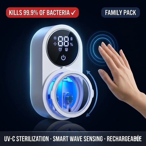 Toothbrush sanitizer smart - uv,